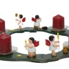 Figurenland Uhlig GmbH Adventsleuchter*Adventskranz mit 8 Weihnachtsengel , 35 cm von