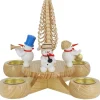Zenker Adventsleuchter*Adventsleuchter für Teelichte mit Schneemännern, 23 cm von Ralf