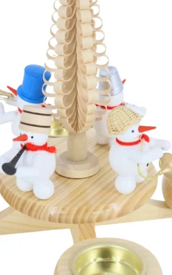Zenker Adventsleuchter*Adventsleuchter für Teelichte mit Schneemännern, 23 cm von Ralf