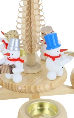 Zenker Adventsleuchter*Adventsleuchter für Teelichte mit Schneemännern, 23 cm von Ralf