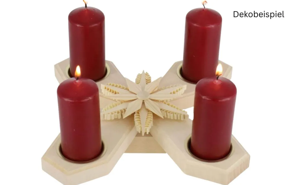 Martina Rudolph Adventsleuchter*Adventsleuchter mit Stern, 25 cm von
