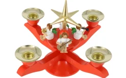 Richard Glässer GmbH Auslaufartikel | Adventsleuchter*Adventsleuchter mit Weihnachtsengel, 13 cm von Richard Glässer