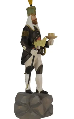 Schnitzkunst aus dem Erzgebirge Holzschnitzereien*Annaberger Obersteiger, 32 cm, von