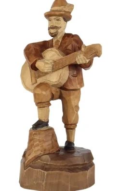 Schnitzkunst aus dem Erzgebirge Holzschnitzereien*Anton Günther, gebeizt, 16 cm von