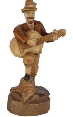 Schnitzkunst aus dem Erzgebirge Holzschnitzereien*Anton Günther, gebeizt, 16 cm von