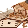 Seiffener Volkskunst eG Räuchermännchen*Bastelset Räucherhaus Blockhütte von