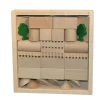 Holzspielwaren Ebert Bausteine & Baukästen*Baukasten Architektur Nr. 2 mit 41 Bausteinen, natur von Ebert GmbH