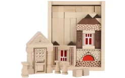 Holzspielwaren Ebert Bausteine & Baukästen*Baukasten Residenz mit 49 Bausteinen von Ebert GmbH