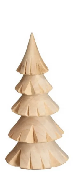 Romy Thiel Neuheiten | Romy Thiel Figuren*Baum, 5 - reihig - geschnitzt, 8 cm von