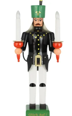 SEIFFENcom by Nestler GmbH Neuheiten | Engel & Bergmann*Bergmann mit Bauchlampe, 38 cm, , elektrisch beleuchtet von SEIFFEN.COM