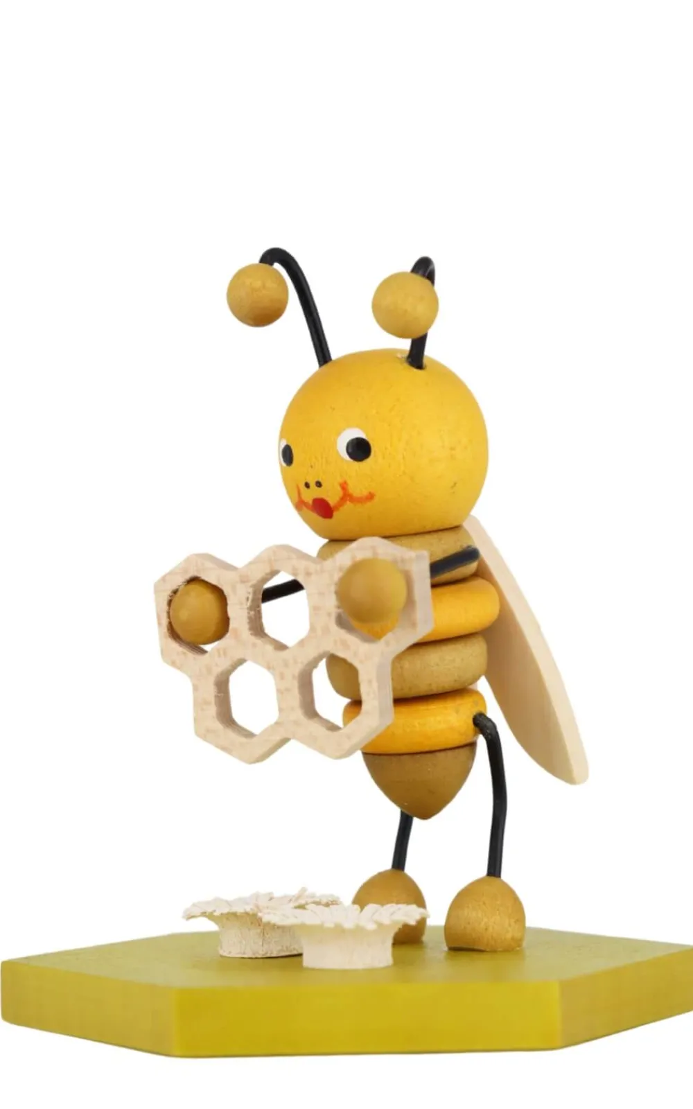 Zenker Neuheiten | Frühlingsdeko*Biene mit Honigwabe, 8 cm von Ralf