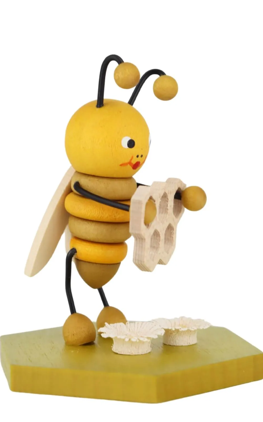 Zenker Neuheiten | Frühlingsdeko*Biene mit Honigwabe, 8 cm von Ralf