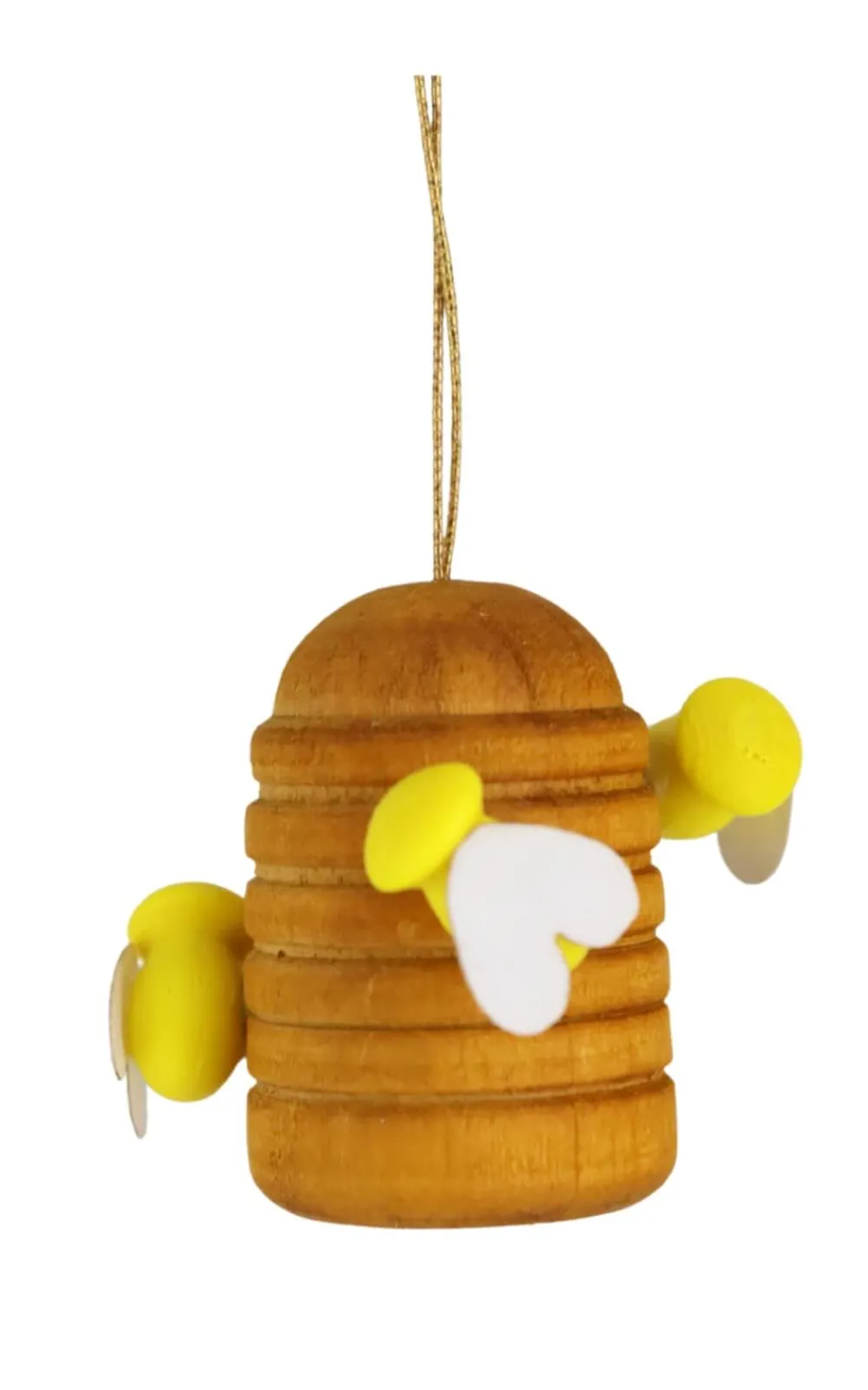 SEIFFENcom by Nestler GmbH Frühlingsdeko*Bienenkorb mit Bienen zum Hängen von SEIFFEN.COM