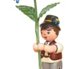 Hubrig Volkskunst Blumenmädchen*Blumenkind Junge mit Kornblume von