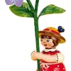 Hubrig Volkskunst Blumenmädchen*Blumenkind Mädchen mit Flachs von