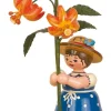 Hubrig Volkskunst Auslaufartikel*Blumenkind Mädchen mit Lilie von