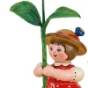 Hubrig Volkskunst Blumenmädchen*Blumenkind Mädchen mit Sonnenhut von