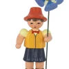 Figurenland Uhlig GmbH Blumenmädchen*Blumenkind Vincent mit blauer Blume, 9 cm von Figurenland Uhlig