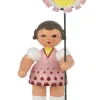Figurenland Uhlig GmbH Blumenmädchen*Blumenmädchen Janett mit Blume weiß - gelb, 9 cm von Figurenland Uhlig