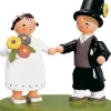 KWO Neuheiten | Holzfiguren & Dekofiguren*Brautpaar - Hochzeitspaar, 7 cm von