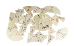 Holzspielwaren Ebert Neuheiten | Lernspielzeug*Bruch- und Prozentrechnen Spiel - Kreis mit 33 Teilen von Ebert GmbH