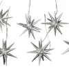 Albin Preißler Christbaumschmuck*Christbaumschmuck aus Holz, Weihnachtssterne silber, 6-teilig von