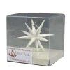 Albin Preißler Christbaumschmuck*Christbaumschmuck aus Holz, Weihnachtsstern weiß, 7 cm von