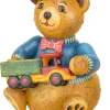Hubrig Volkskunst Christbaumschmuck*Christbaumschmuck Baumclipser Teddy Leons Brummi von