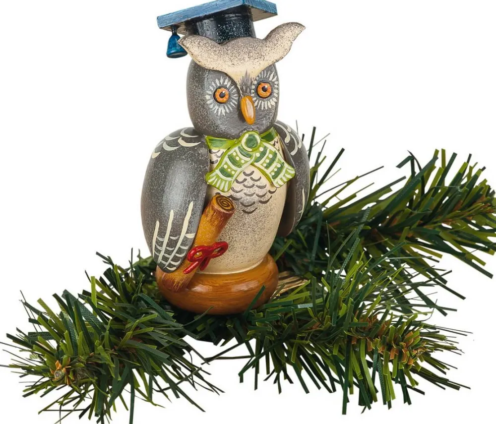 Hubrig Volkskunst Neuheiten | Christbaumschmuck*Christbaumschmuck Baumclipser Eule von