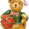 Hubrig Volkskunst Neuheiten | Christbaumschmuck*Christbaumschmuck Baumclipser Teddy Weihnachtsbärli von