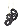 KWO Christbaumschmuck*Christbaumschmuck Brezeln, dunkelbraun, 3 cm von