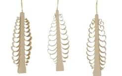 Martina Rudolph Christbaumschmuck*Christbaumschmuck Bäumchen zum Hängen, 3 Stück von