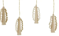 Martina Rudolph Christbaumschmuck*Christbaumschmuck Bäumchen zum Hängen, 4 Stück von