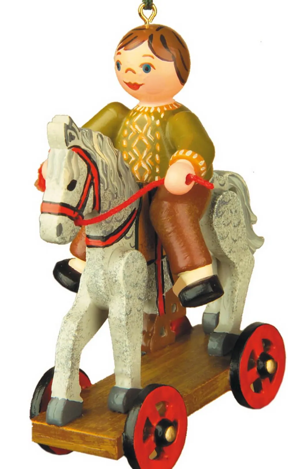 Hubrig Volkskunst Neuheiten*Christbaumschmuck Der erste Ausritt von