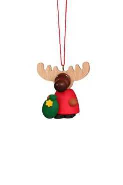 Christian Ulbricht Christbaumschmuck*Christbaumschmuck Elch Weihnachtsmann, 1 Stück von