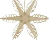 Martina Rudolph Christbaumschmuck*Christbaumschmuck Holzstern, 6–eckig von