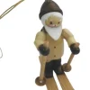 Romy Thiel Christbaumschmuck*Christbaumschmuck Nikolaus auf Ski mini, von