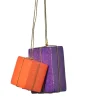KWO Christbaumschmuck*Christbaumschmuck Pakete, orange-lila, 4 cm von