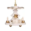 Christian Ulbricht Auslaufartikel | Christbaumschmuck*Christbaumschmuck Pyramide mit Schneemann, weiss, 1 Stück von