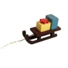 Spielwarenmacher Günther Christbaumschmuck*Christbaumschmuck Schlitten , 4 cm von
