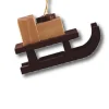 Spielwarenmacher Günther Neuheiten | Christbaumschmuck*Christbaumschmuck Schlitten, natur von