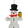 SEIFFENcom by Nestler GmbH Christbaumschmuck*Christbaumschmuck Schneemann mit Lampion, 6 cm von SEIFFEN.COM