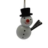 SEIFFENcom by Nestler GmbH Christbaumschmuck*Christbaumschmuck Schneemann mit schwarzem Hut von SEIFFEN.COM