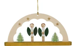 Richard Glässer GmbH Neuheiten | Christbaumschmuck*Christbaumschmuck Schwibbogen mit Engel, 11 cm von Richard Glässer