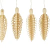 Gunter Flath Christbaumschmuck*Christbaumschmuck Spanzapfen 12 cm 6 Stück von