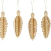 Gunter Flath Christbaumschmuck*Christbaumschmuck Spanzapfen zum Hängen, 6 Stück, 10 cm von