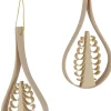 Martina Rudolph Christbaumschmuck*Christbaumschmuck Tropfen zum Hängen, 2 Stück von