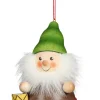 Christian Ulbricht Auslaufartikel*Christbaumschmuck Wackelmännchen Zwerg mit Laterne von