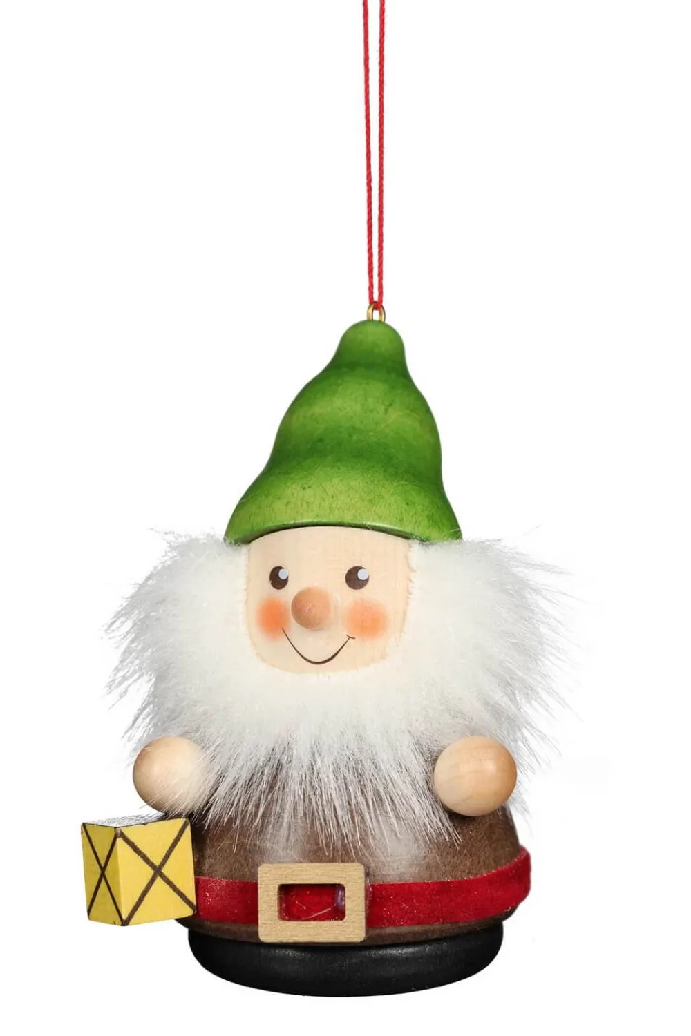 Christian Ulbricht Auslaufartikel*Christbaumschmuck Wackelmännchen Zwerg mit Laterne von