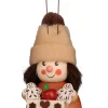 Christian Ulbricht Christbaumschmuck*Christbaumschmuck Wackelmännchen Lebkuchenverkäufer. 9 cm von